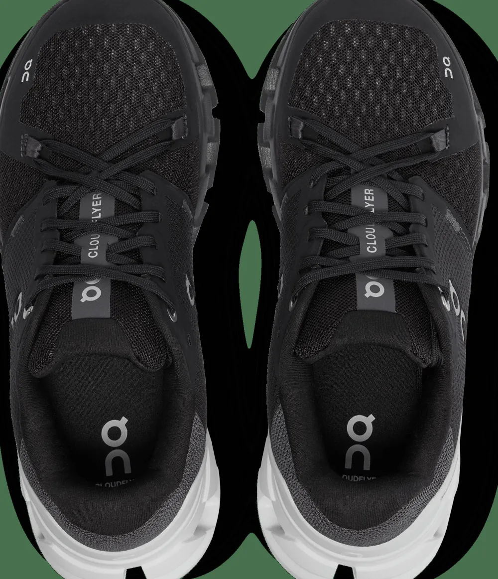 On Women's Cloudflyer 4 Black - White Online
