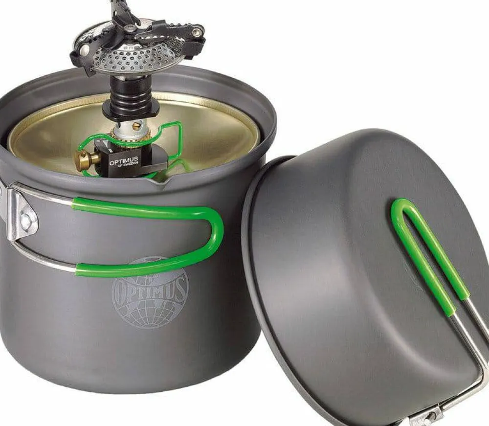 Optimus Crux Weekend Cook System Grå No Color Discount