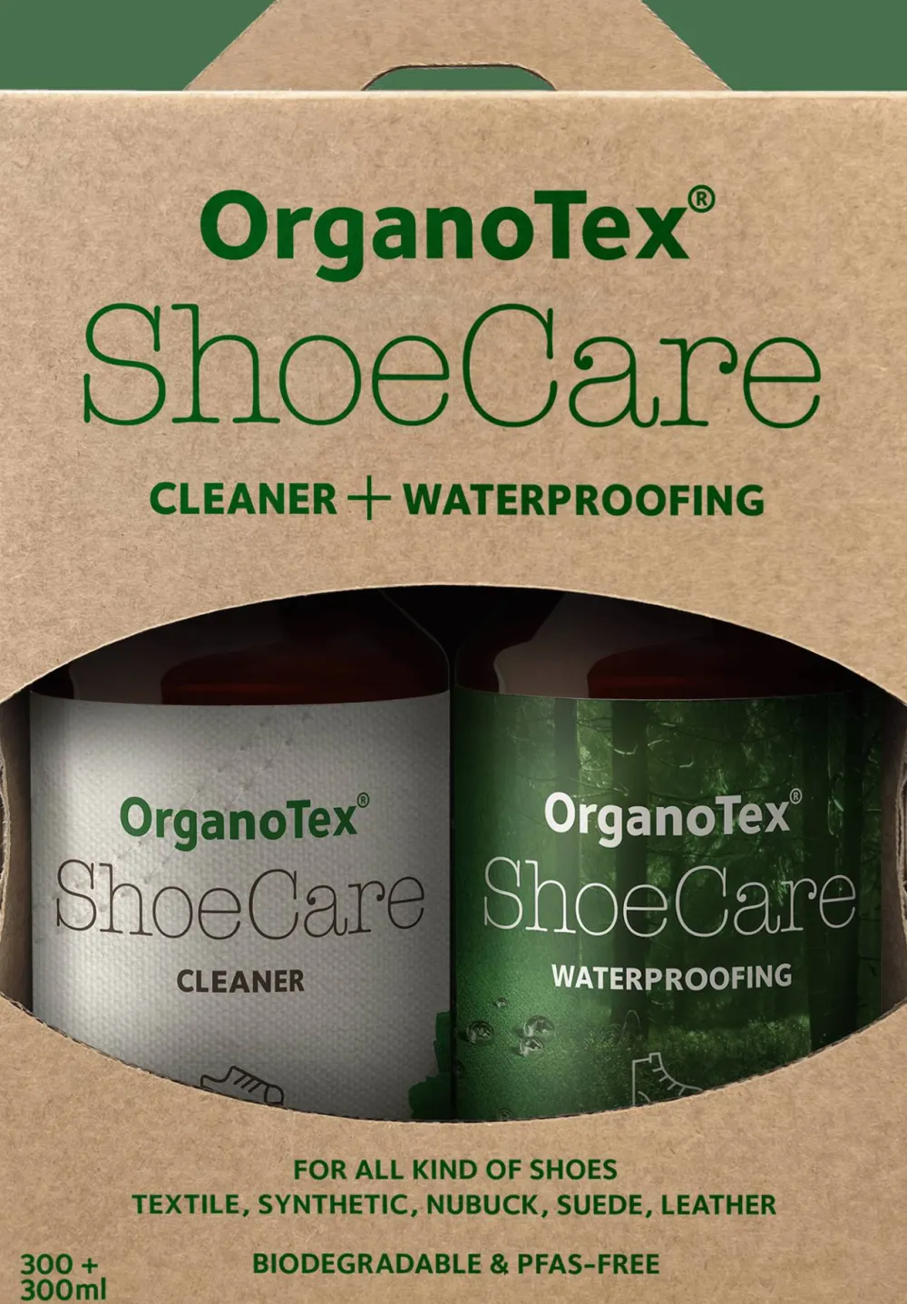 OrganoTex ShoeCare Kit Cleaner and Waterproofing Spray Nocolour New