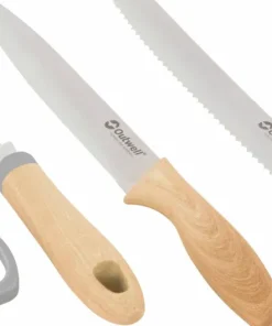 Outwell Chena Knife Set with Peeler and Scissors Blue