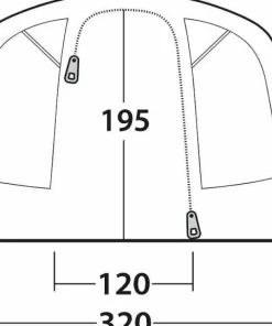 Outwell Colorado 5 Air Blue Hot