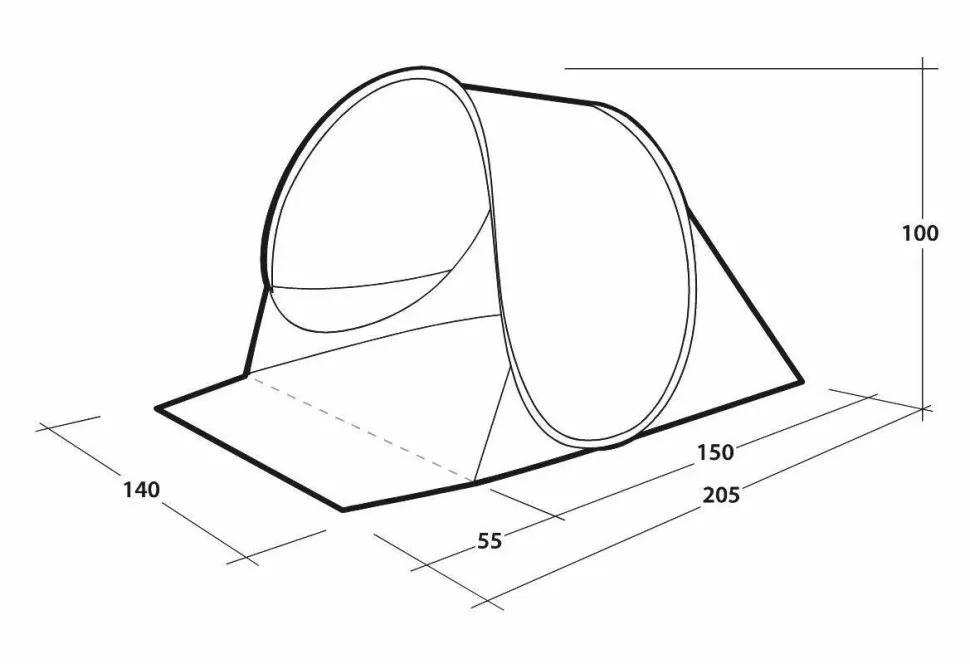 Outwell Eastbourne Beach Shelter Cream White