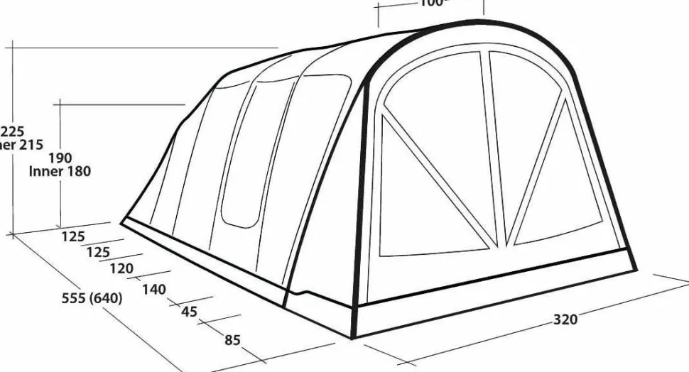 Outwell Florida 5 Air Green