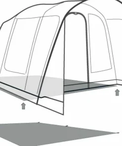 Outwell Footprint Monterey 4 Air Black & Grey Black & Grey Discount