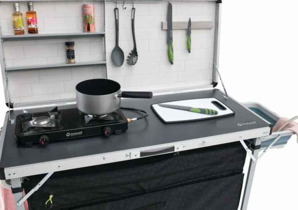 Outwell Magante Kitchen Unit Midnight Black Clearance
