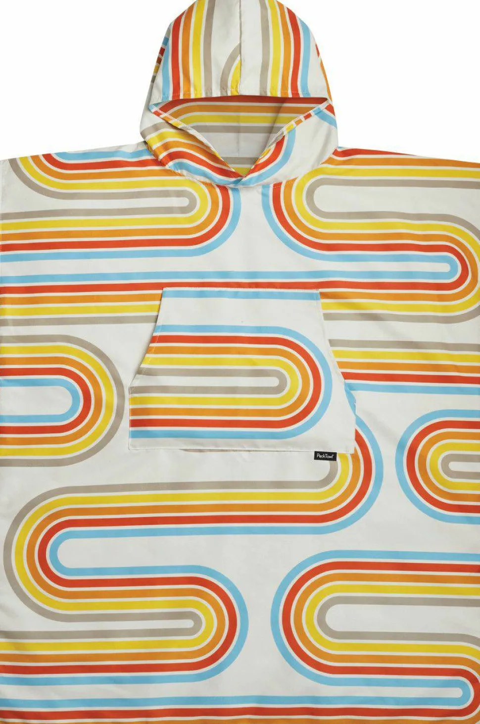 Packtowl Changing Poncho Retro Curve