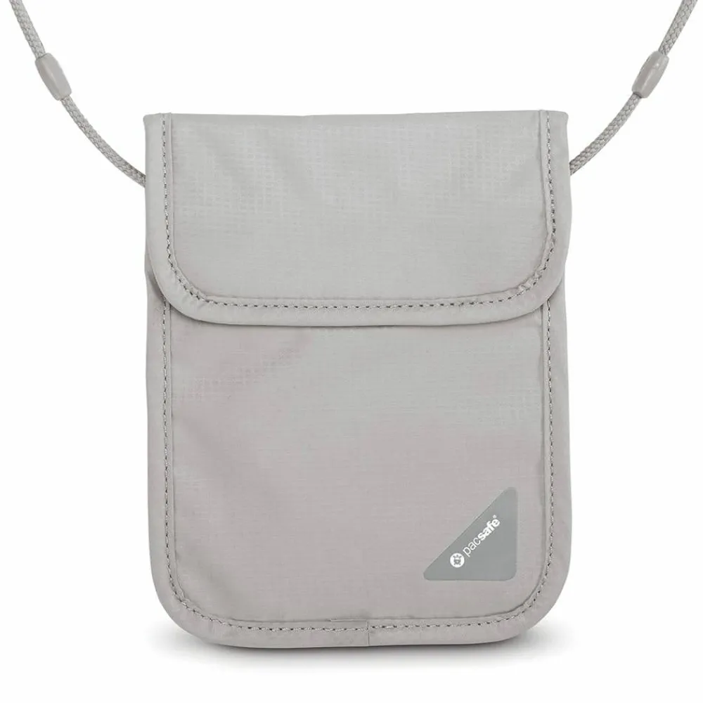 Pacsafe Coversafe X75 Neck Pouch Grey Neutral Grey New