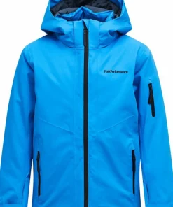 Peak Performance Junior Maroon Insulated Jacket Azure Ascent