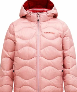 Peak Performance Juniors' Helium Down Hood Jacket Warm Blush