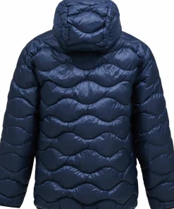 Peak Performance Men's Helium Down Hood Jacket Blue Shadow