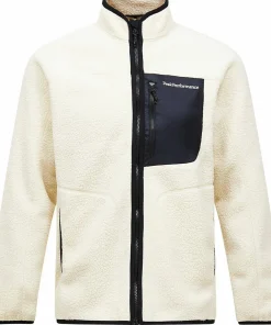 Peak Performance Men's Naturerush Pile Zip Jacket Sand Fog Best