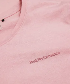 Peak Performance Women's Explore Logo Tee Warm Blush