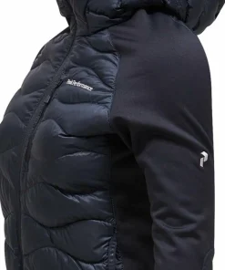 Peak Performance Women's Helium Down Hybrid Hood Black