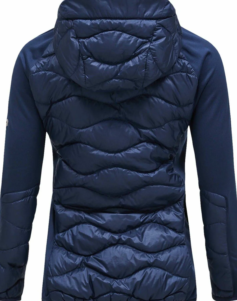 New Women's Helium Down Hybrid Hood Skidkläder Dam