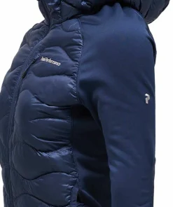 New Women's Helium Down Hybrid Hood Skidkläder Dam