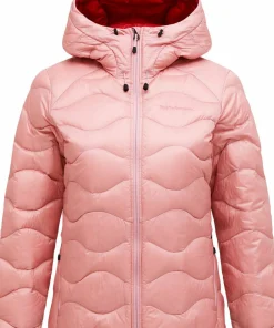 Peak Performance Women's Helium Down Hood Jacket Warm Blush New