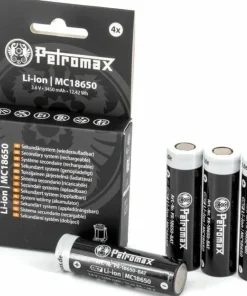 Petromax 18650 Battery 4-Pack Black