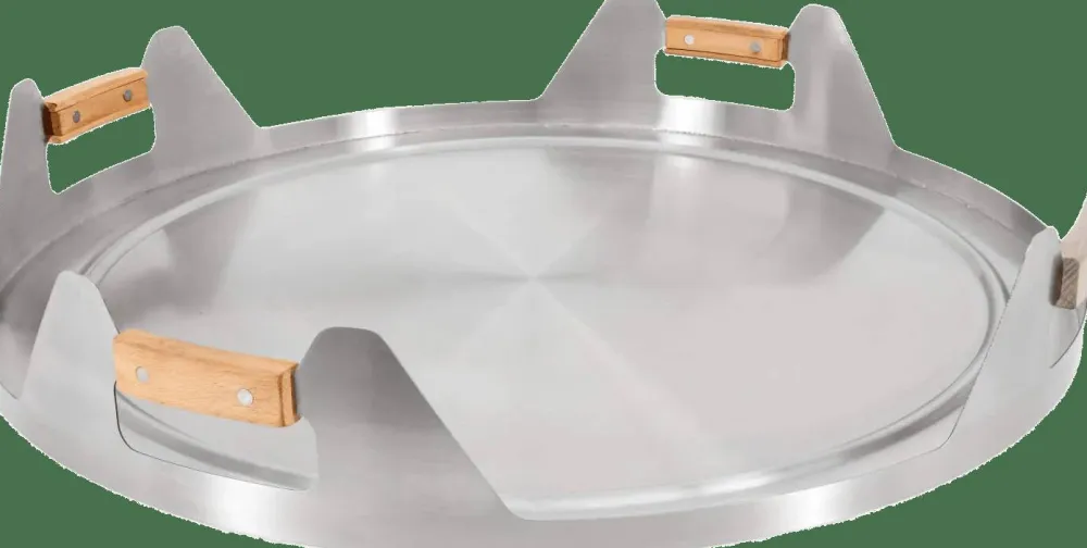 Petromax Tyropit Lid With Table Function Stainless Steel/Beech Wood Hot