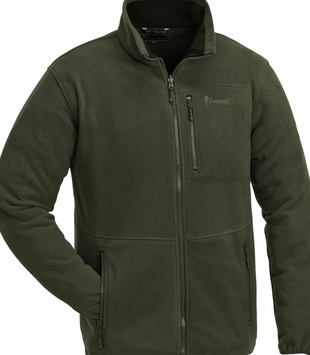 Pinewood Kids' Finnveden Fleece Jacket Green Grön Sale