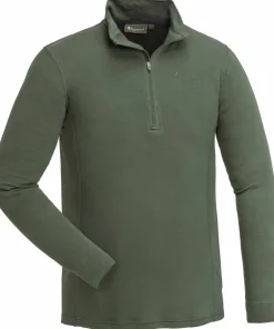 Online Men's Abisko Merino Base Layer Half Zip Dark Moss Green Underställ Herr