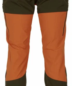 Pinewood Men's Abisko/Brenton Pants Burned Orange/Mossgreen