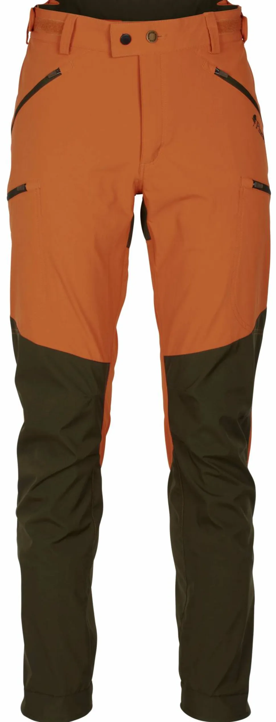 Pinewood Men's Abisko/Brenton Pants Burned Orange/Mossgreen