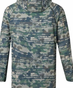Pinewood Men's Air Vent Hoodie Green Camou Outlet