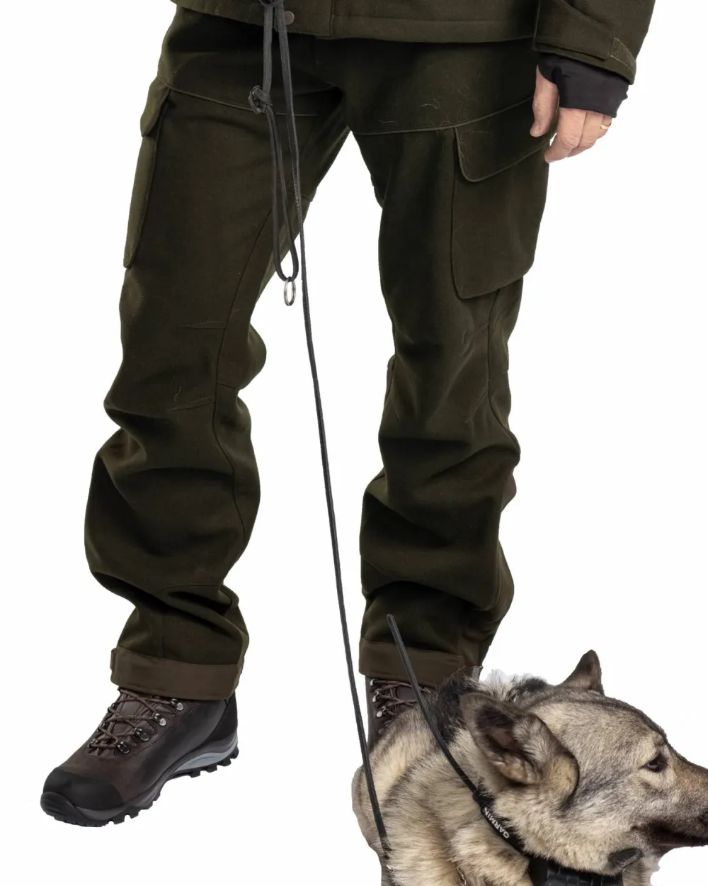 Pinewood Men's Furudal Hunters Wool Pants Moss Green Sale