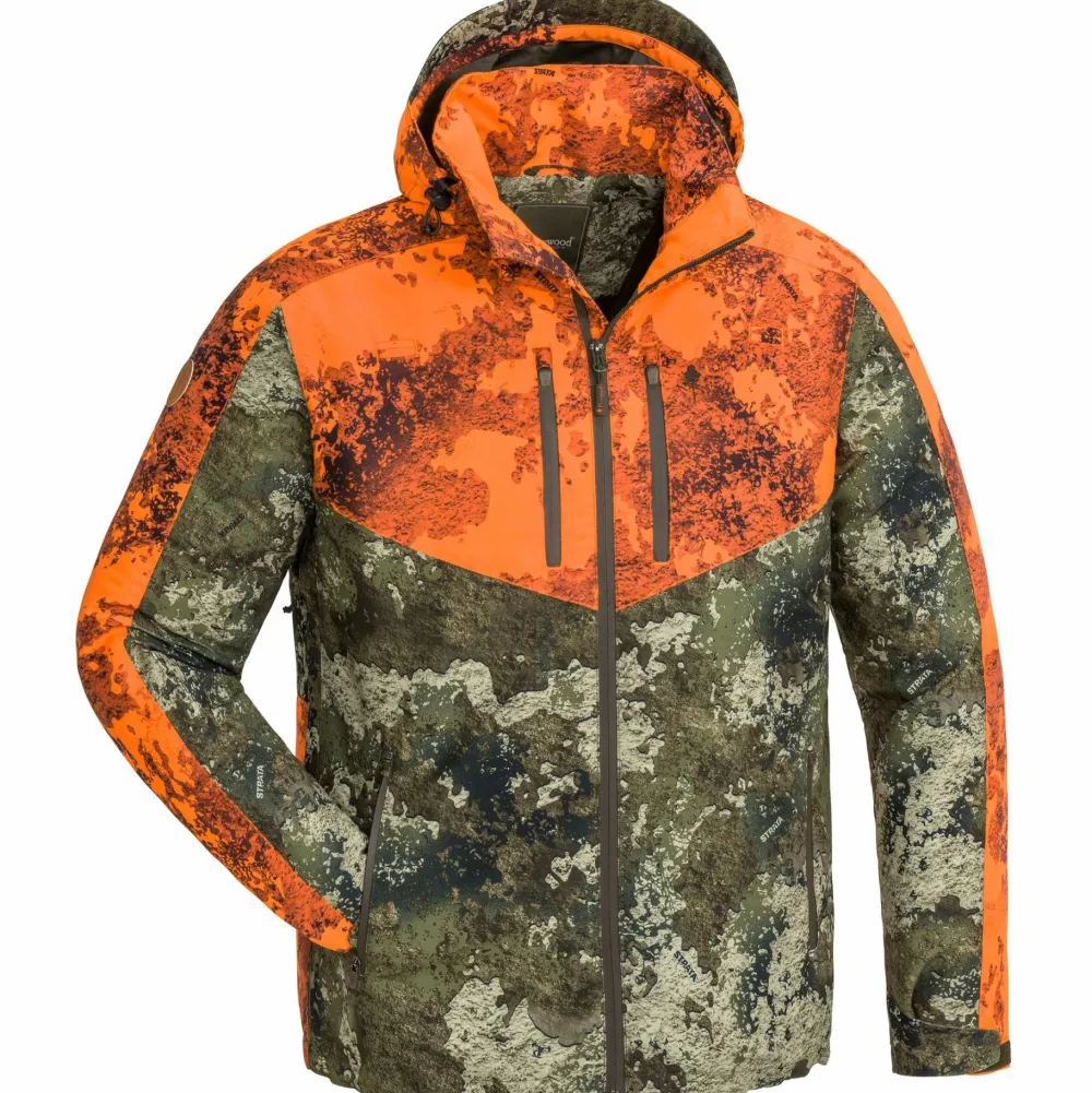 Pinewood Men's Retriever Active Camou Jacket Strata/Strata Blaze Hot