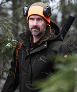 Pinewood Men's Småland Reversible Hunters Hat Mossgreen/Orange