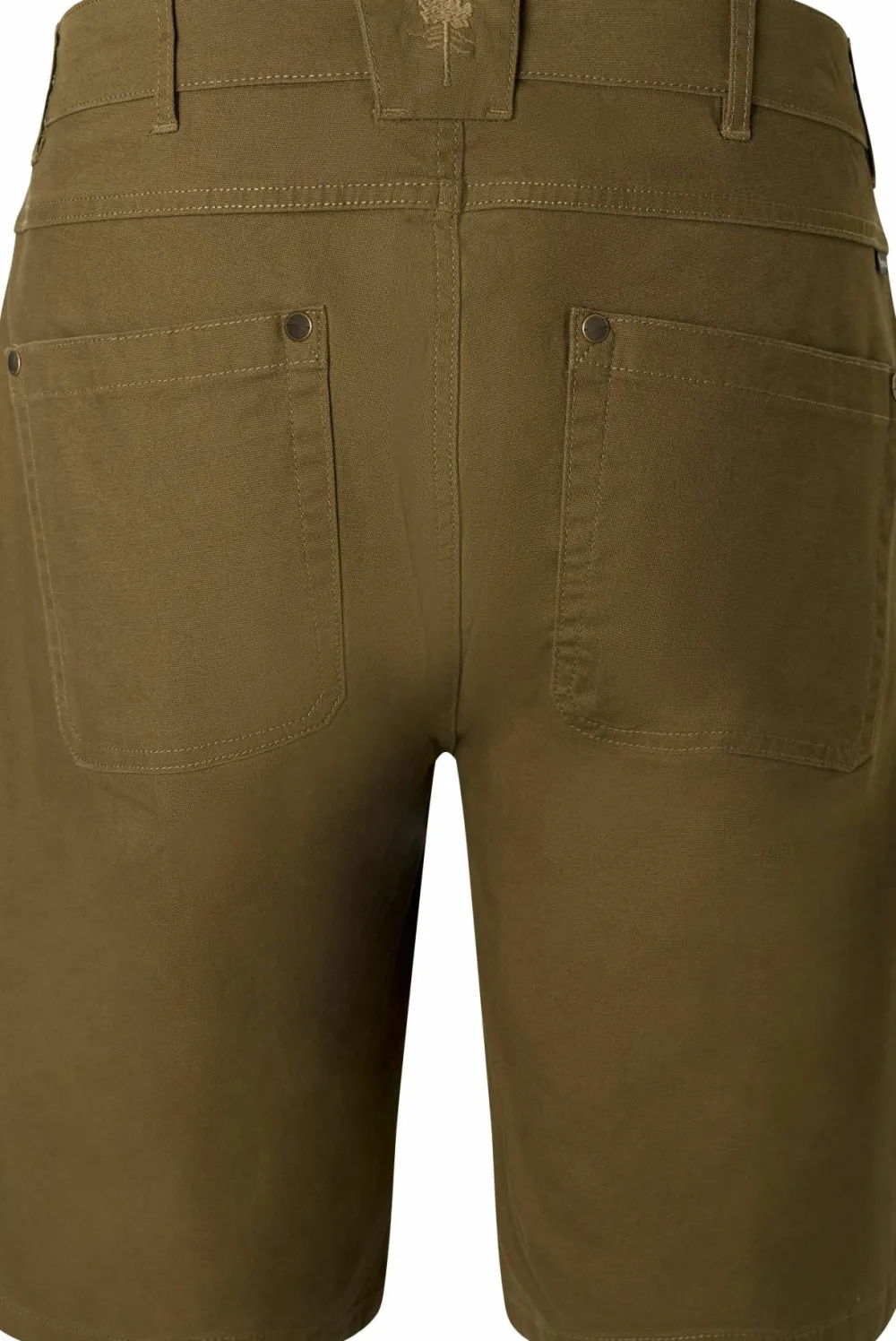 Pinewood Men's Värnamo Vintage Canvas Shorts Olive Brown Best