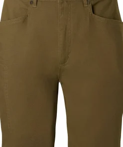 Pinewood Men's Värnamo Vintage Canvas Shorts Olive Brown Best