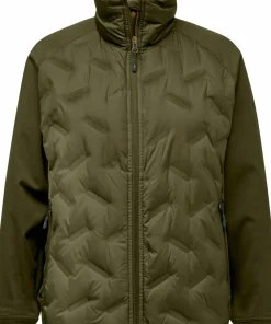 Pinewood Women's Abisko Insulation Hybrid Jacket Olive Green Hot
