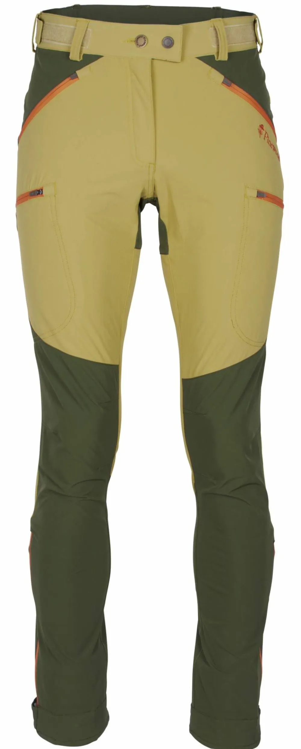 Pinewood Women's Abisko Light Stretch Pants Goldenhay/Mossgreen Clearance