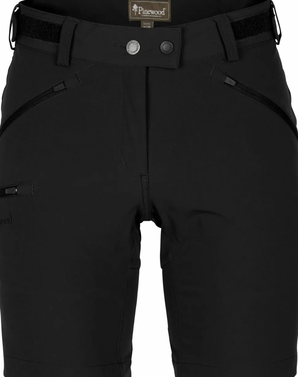 Pinewood Women's Abisko Light Stretch Shorts Black