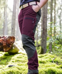 Hot Women's Caribou TC Trousers Plum/Dark Anthracite Dambyxor