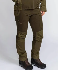 Pinewood Women's Finnveden Hybrid Extreme Trousers Dark Olive/Hutinng Olive D.Olive/H.Olive New