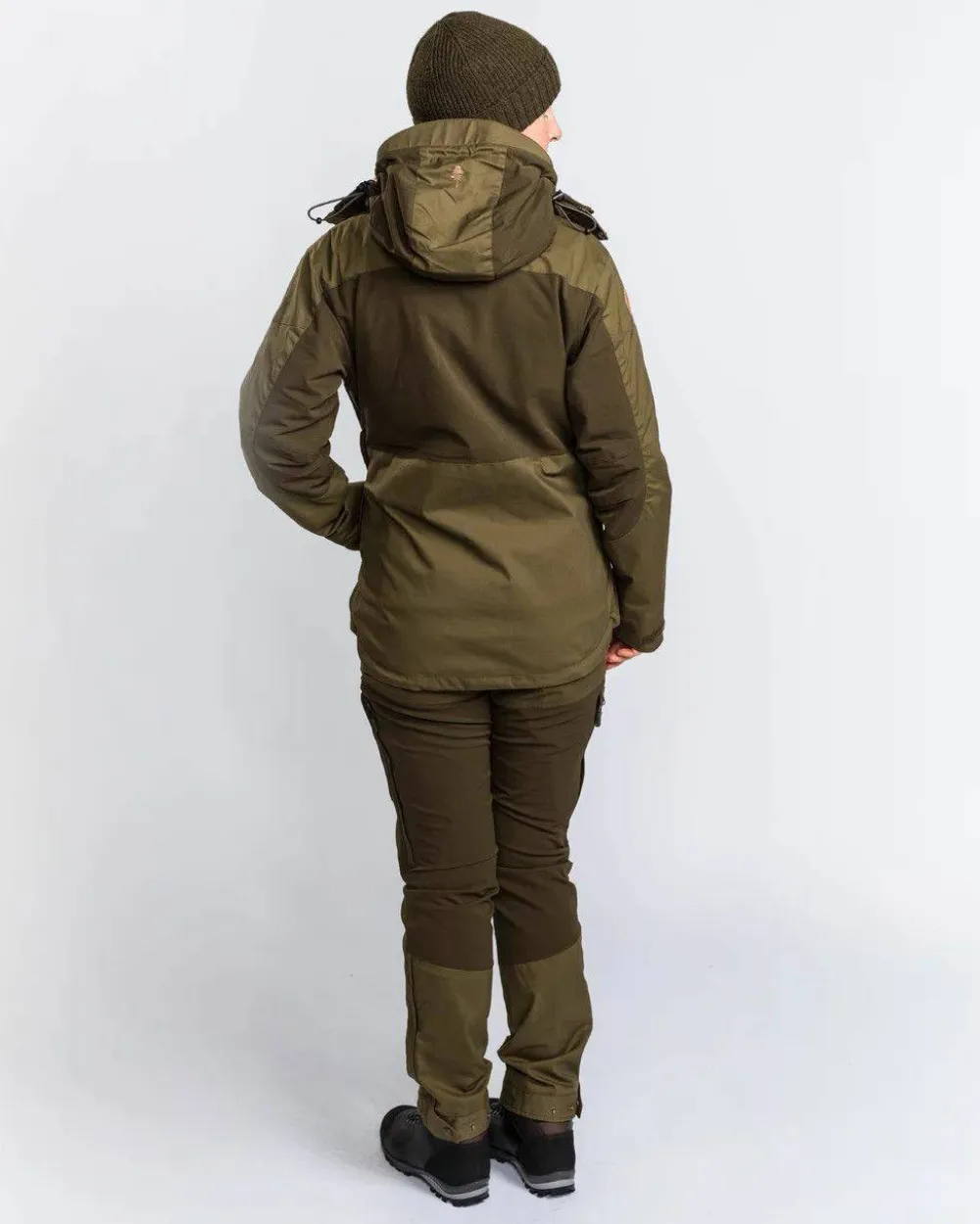 Pinewood Women's Finnveden Hybrid Extreme Trousers Dark Olive/Hutinng Olive D.Olive/H.Olive New