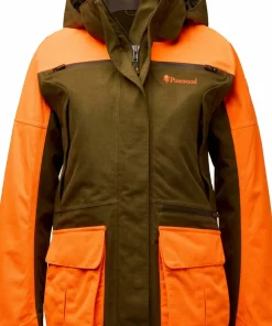 Pinewood Women's Furudal Expert 2L Hunting Jacket Olivegreen/Orange Sale