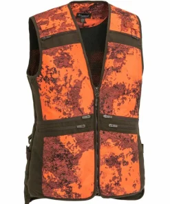 Outlet Women's Furudal Hunter Pro Camou Vest Strata Blaze/Suede Brown Västar Dam