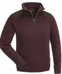 Best Women's Hurricane Sweater Dark Burgundy Melange Jakt
