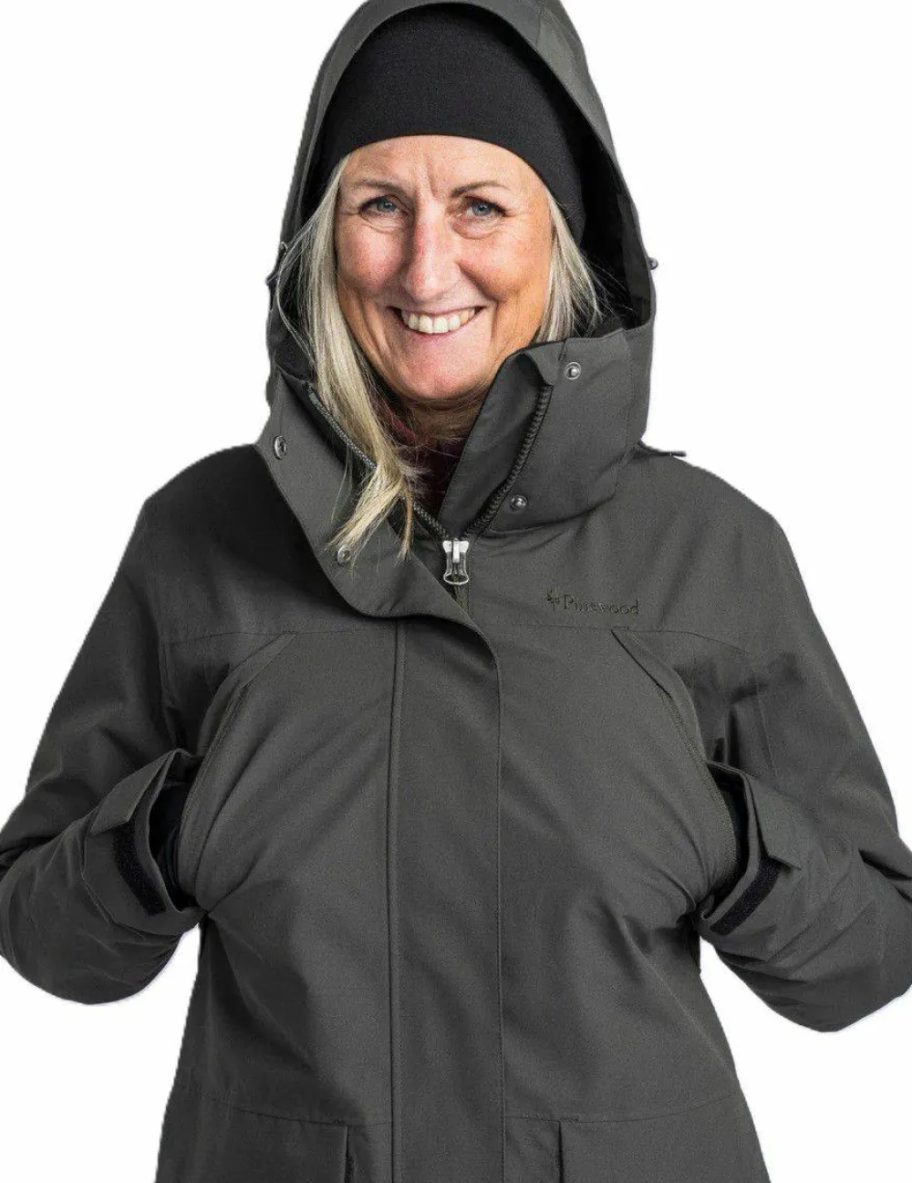 Pinewood Women's Rain Parka Dark Green Best