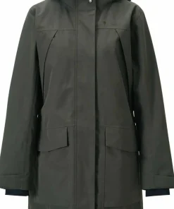 Pinewood Women's Rain Parka Dark Green Best