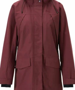 Pinewood Women's Rain Parka Earth Plum