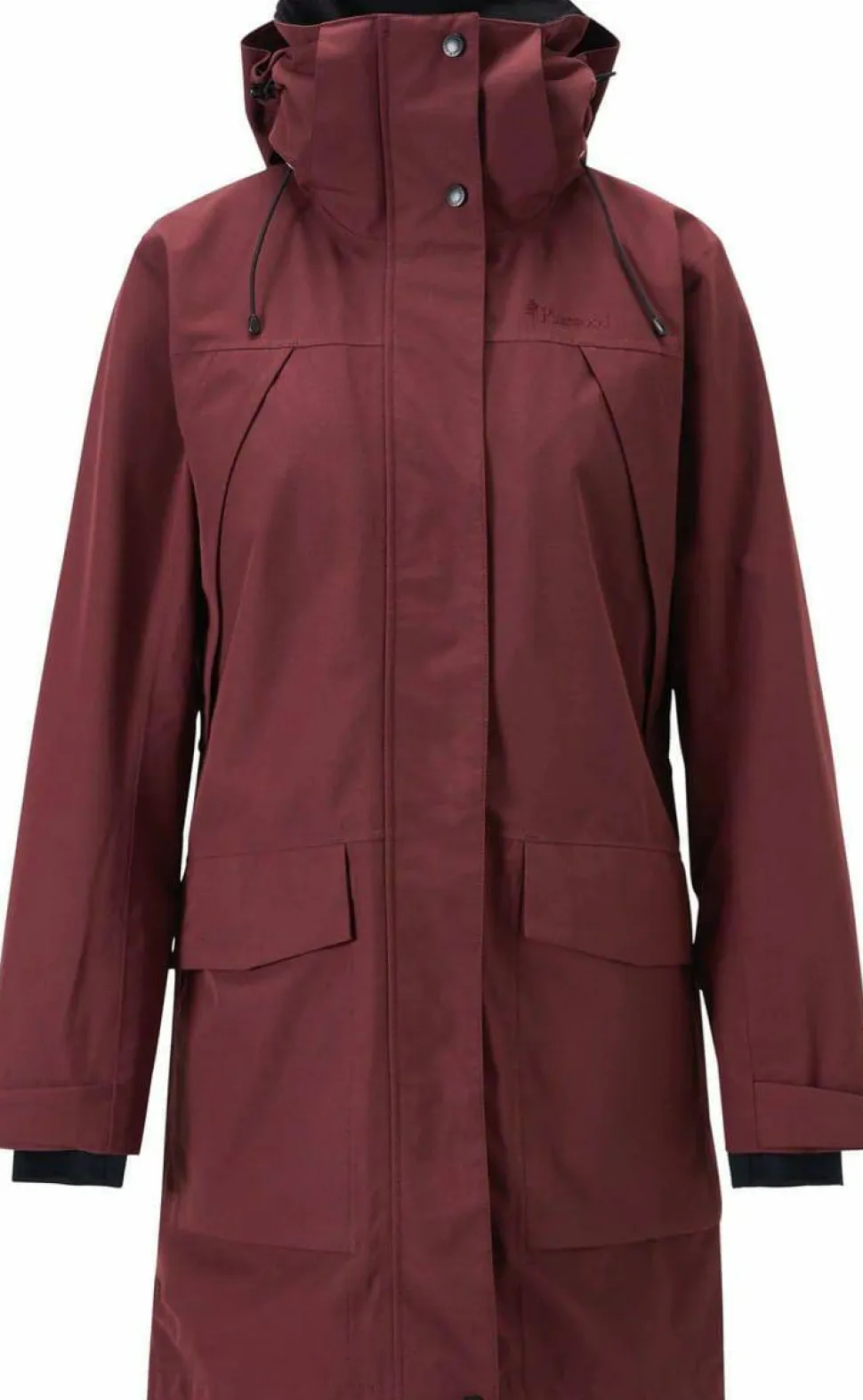 Pinewood Women's Rain Parka Earth Plum