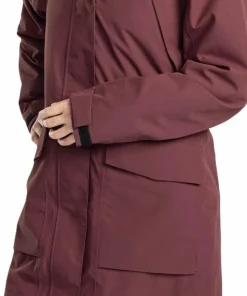 Pinewood Women's Rain Parka Earth Plum
