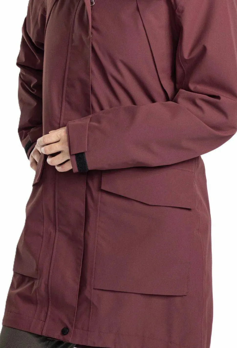 Pinewood Women's Rain Parka Earth Plum