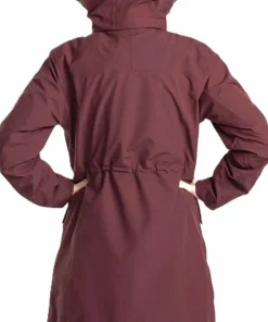 Pinewood Women's Rain Parka Earth Plum