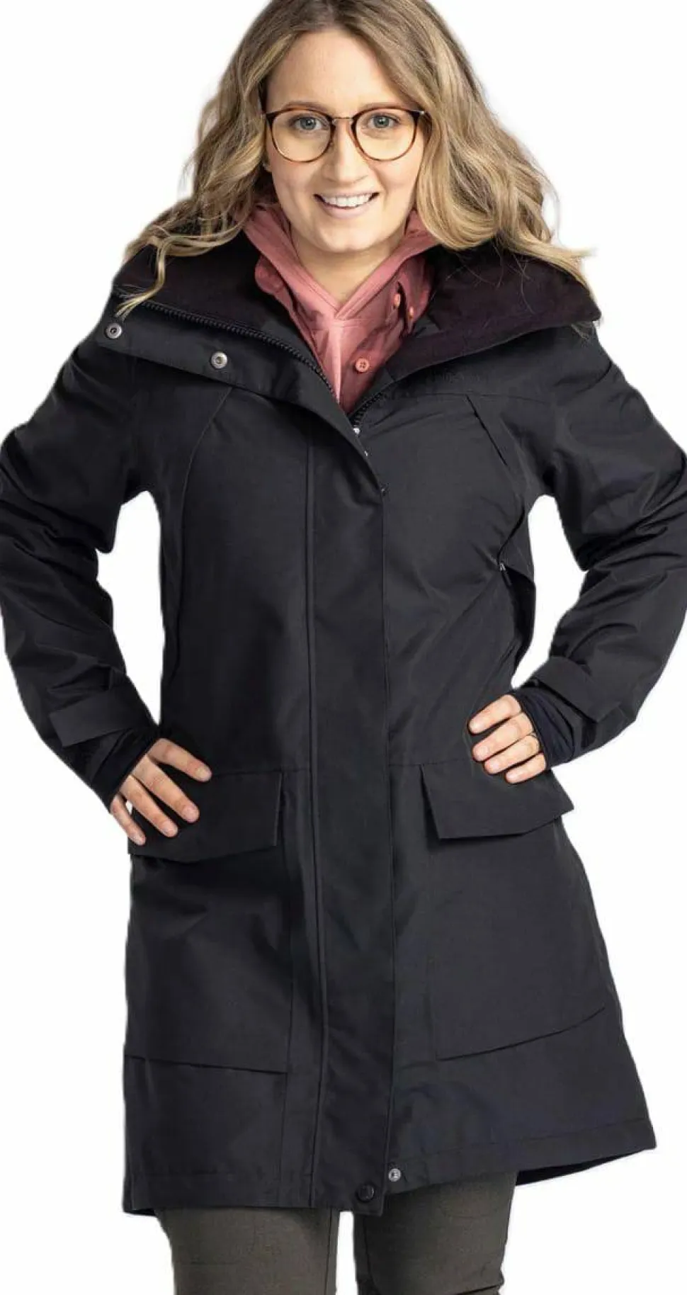 Pinewood Women's Rain Parka Black