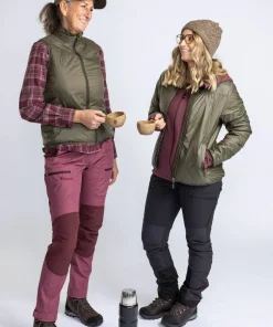 Pinewood Women's Wool Insulated Midlayer Jacket Moss Green